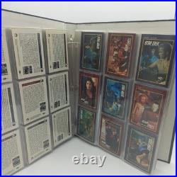 Rare Complete Star Trek + The Next Generation 160 Card Collection Set + Album