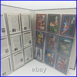 Rare Complete Star Trek + The Next Generation 160 Card Collection Set + Album