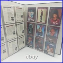 Rare Complete Star Trek + The Next Generation 160 Card Collection Set + Album