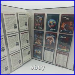 Rare Complete Star Trek + The Next Generation 160 Card Collection Set + Album