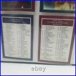 Rare Complete Star Trek + The Next Generation 160 Card Collection Set + Album
