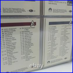 Rare Complete Star Trek + The Next Generation 160 Card Collection Set + Album