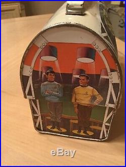 Rare Original 1968 Star Trek Metal Dome Top Lunch Box