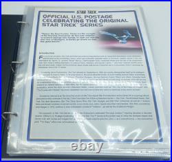 Rare Original Star Trek Complete Full Set Official U. S. Postal Stamp Collection