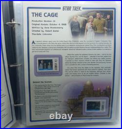Rare Original Star Trek Complete Full Set Official U. S. Postal Stamp Collection
