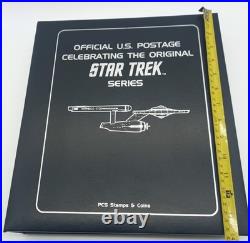 Rare Original Star Trek Complete Full Set Official U. S. Postal Stamp Collection