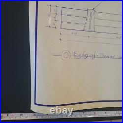Rare Original Star Trek Deep Space Nine 24x36 Set Blueprint