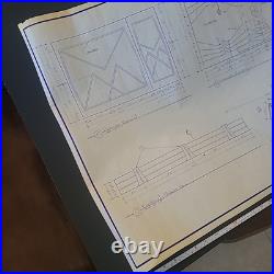 Rare Original Star Trek Deep Space Nine 24x36 Set Blueprint