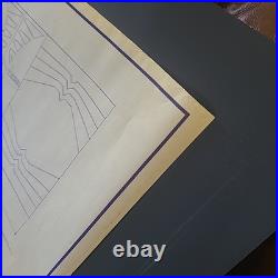 Rare Original Star Trek Deep Space Nine 24x36 Set Blueprint