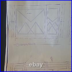 Rare Original Star Trek Deep Space Nine 24x36 Set Blueprint