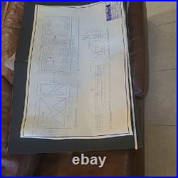 Rare Original Star Trek Deep Space Nine 24x36 Set Blueprint