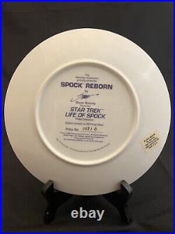 Rare Robin Curtis Signed Star Trek Hamilton Spock Leonard Nimoy Plate Autograph