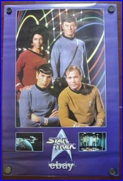 Rare! Star Trek 25th Anniversary 1991 Tv Series Original Cast Poster Rare! Star Trek 25th Anniversary 1991 Tv Series Original Cast Poster