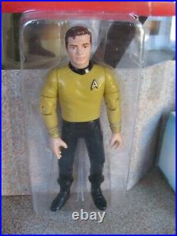 Rare Star Trek Action Figure Display 7 Action Figures Never Removed from Display