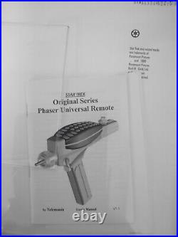 Rare Star Trek TOS Type 1 Phaser Telemania Universal Remote Control New MISP