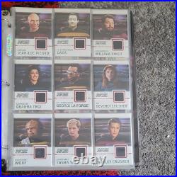 Rittenhouse Star Trek TNG The Quotable Binder Lot Costume 2005