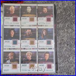 Rittenhouse Star Trek TNG The Quotable Binder Lot Costume 2005