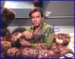 (SSG) WILLIAM SHATNER Signed 10X8 Color Star Trek Photo JSA (James Spence) COA
