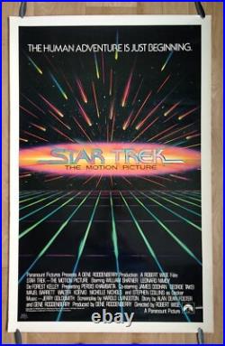 STAR TREK (1979) rare original US advance FOIL one-sheet MOVIE POSTER Shatner STAR TREK (1979) rare original US advance FOIL one-sheet MOVIE POSTER Shatner