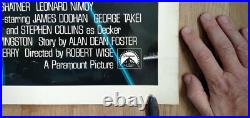 STAR TREK (1979) rare original US advance FOIL one-sheet MOVIE POSTER Shatner STAR TREK (1979) rare original US advance FOIL one-sheet MOVIE POSTER Shatner