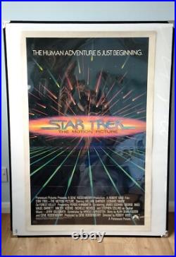 STAR TREK (1979) rare original US advance FOIL one-sheet MOVIE POSTER Shatner STAR TREK (1979) rare original US advance FOIL one-sheet MOVIE POSTER Shatner