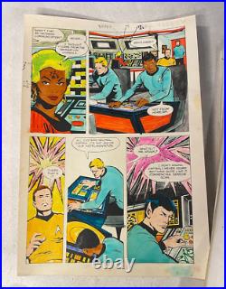 STAR TREK ART original color guide 1975 COOL BRIDGE ENTERPRISE CHARACTER PAGE