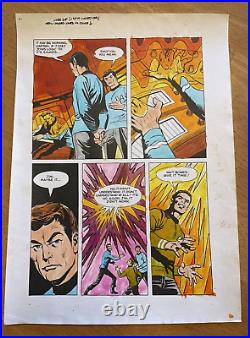 STAR TREK ART original color guide 1975 KIRK SPOCK BONES CRIER IN THE EMPTINESS