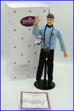 STAR TREK Ashton Drake 2016 TOS Limited Edition 15 inch Mr Spock Talking Figure