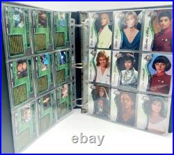 STAR TREK CINEMA COLLECTION 2000 MINI MASTER SET With BINDER Skybox TRADING CARDS