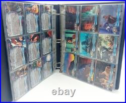 STAR TREK CINEMA COLLECTION 2000 MINI MASTER SET With BINDER Skybox TRADING CARDS