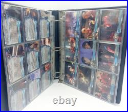 STAR TREK CINEMA COLLECTION 2000 MINI MASTER SET With BINDER Skybox TRADING CARDS
