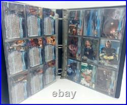 STAR TREK CINEMA COLLECTION 2000 MINI MASTER SET With BINDER Skybox TRADING CARDS