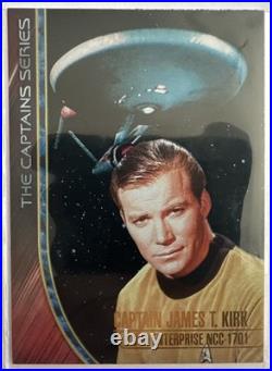 STAR TREK Captain's Card 1 of 4 The Original Series Season 3 Kirk #0903/ 1200