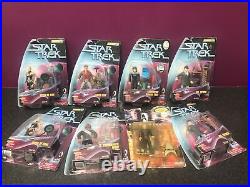 STAR TREK Collection Sealed Vintage 90s Action Figures Sets Of 8