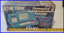 STAR TREK Command Communication Console, BOX & Tricorder 1976 Mego