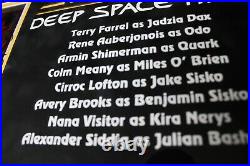 STAR TREK DEEP SPACE NINE FRAMED 8X10 EARLY CAST PHOTO 8 SIGNATURES WithCOA