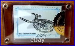 STAR TREK ENTERPRISE HAND DRAWN SKETCH CARD BY CHRIS BOLSON. SKETCHaFEX. RARE