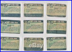STAR TREK Full Set A&BC 55 Gum Cards 1969 abc