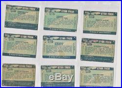 STAR TREK Full Set A&BC 55 Gum Cards 1969 abc