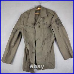 STAR TREK German Army Shirt M Moleskin 1984 Green jacket ORIGINAL VINTAGE 42