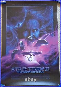 STAR TREK II THE WRATH OF KHAN LIMITED EDITION VICE PRESS FLORY POSTER 91x61cm