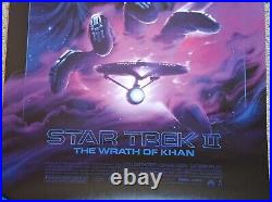 STAR TREK II THE WRATH OF KHAN LIMITED EDITION VICE PRESS FLORY POSTER 91x61cm