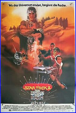 STAR TREK II THE WRATH OF KHAN original 1 sheet movie poster 1982