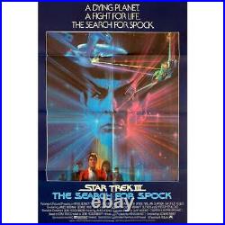 STAR TREK III THE SEARCH FOR SPOCK US Movie Poster 27x41 in. 1984 Art b