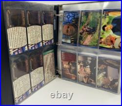 STAR TREK INSURRECTION COMPLETE SET + BONUS CARDS With BINDER Skybox TRADING CARDS