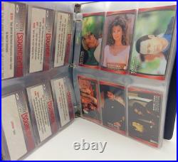 STAR TREK INSURRECTION COMPLETE SET + BONUS CARDS With BINDER Skybox TRADING CARDS