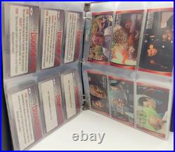 STAR TREK INSURRECTION COMPLETE SET + BONUS CARDS With BINDER Skybox TRADING CARDS