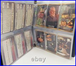 STAR TREK INSURRECTION COMPLETE SET + BONUS CARDS With BINDER Skybox TRADING CARDS