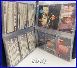 STAR TREK INSURRECTION COMPLETE SET + BONUS CARDS With BINDER Skybox TRADING CARDS
