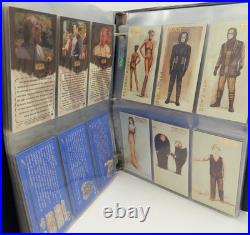 STAR TREK INSURRECTION COMPLETE SET + BONUS CARDS With BINDER Skybox TRADING CARDS